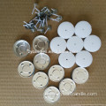 color white wax 14g 4hours gold tealight candles